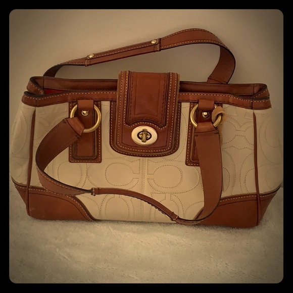 Coach 11330 Hampton Leather Carry-all good cond. - Picture 1 of 3